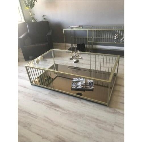 Modern Metal Gold Medium Coffee table coffe table