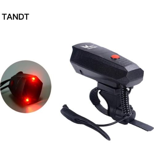 Bicycle Bell Ride Horn Electric Single Horn Bicycle Handlebar Bell Siren Alarm 110 Decibel Road Car Horn Bell RidingAccessoriess