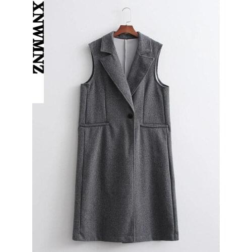 Женские длинные жилеты XNWMNZ China At AliExpress