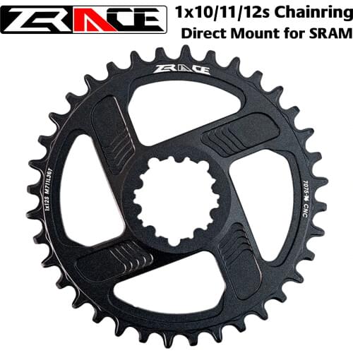 ZRACE 1 x 10s / 11s / 12s Chainrings, 7075AL Vickers-hardness 21, offset 6mm,Narrow Wide MTB Chainwheel, SRAM Direct Mount Crank