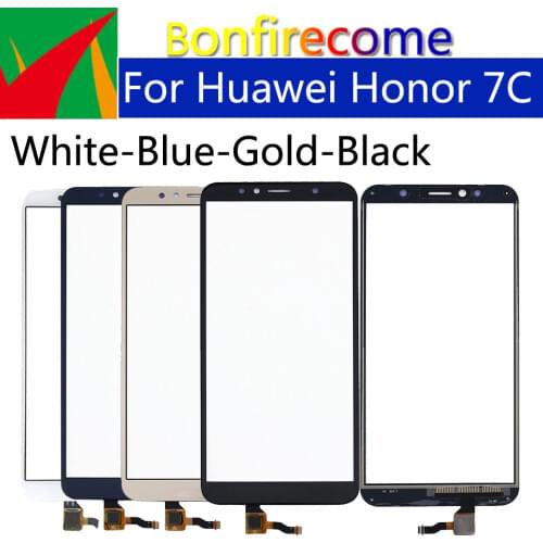10Pcs 5.99" Touchscreen For Huawei Honor 7C LND-AL30 AL40 Touch Screen Panel Sensor Digitizer LCD Glass Lens Panel Replacement