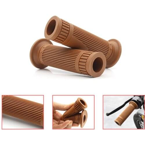 2pcs Motorcycle Rubber Handlebar Cover 22mm Rubber Handlebar Hand Grip Bar End for Motorcycle Bike Cafe Racer Car Styling