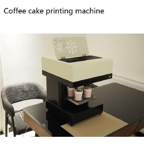 4 cups coffee printer multicolor selfie coffee printer high efficency coffee printing machine CMYK colors