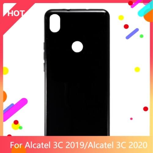3C 2019 Case Matte Soft TPU Silicone Back Cover For Alcatel 3C 2020 Phone Case Slim shockproof