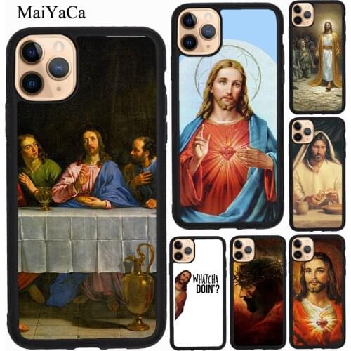 MaiYaCa God Jesus For iPhone 11 Pro Max XS X XR SE 2020 7 8 Plus Case For iPhone 12 Pro Max mini