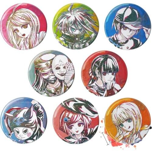 Danganronpa V3: Killing Harmony Game Badge Akamatsu kaede Ki-Bo Saihara Shuichi Korekiyo Shinguji Metal Badge Brooch Pin