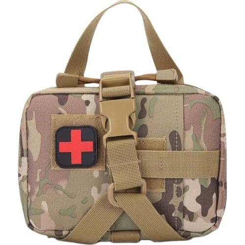 EDC Outdoor Tactical Medical Pouch Military Secret Service First Aid Kit Molle Camping Hunting Multi-tool Accessories Bag