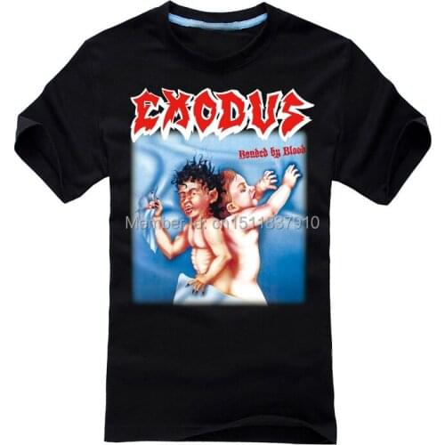 Exodus Rock camisetas hombre 3D mma fitness Hardrock heavy Dark Metal Punk 100%Cotton Ropa Mujer illustration skateboard hip hop