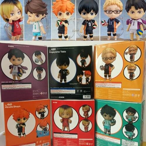 Haikyuu Figure Hinata Shoyo 461 Kageyama Tobio 489 Oikawa Tooru 563 Kozume Kenma 605 UTsukishima Kei 616 shijima Wakatoshi 789