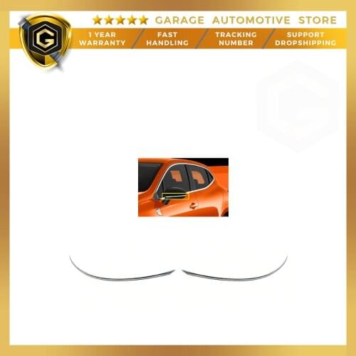 For Renault Clio 5 Stainless Steel Chrome Mirror Bottom Trunk Lid Cover 2 Piece 2019 and Above