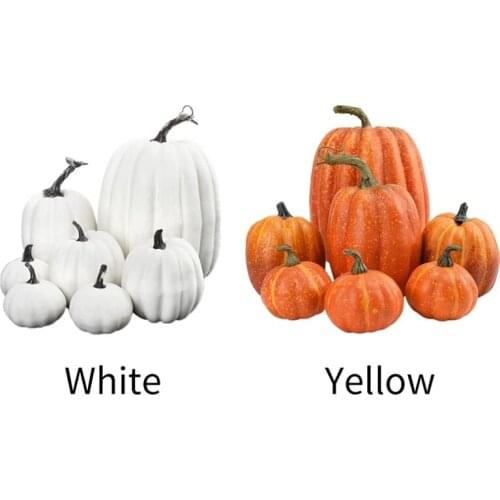 Simulation Pumpkin Model Fake Halloween DIY Craft Home Birthday Party Wedding Decoratione