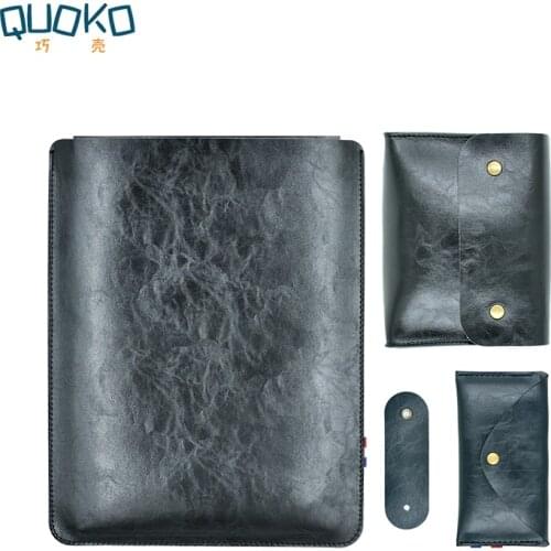 Combination Suit Laptop Bag Case Microfiber Leather Sleeve For Surface Go2 Pro7 12.3" Laptop 13.5 inch