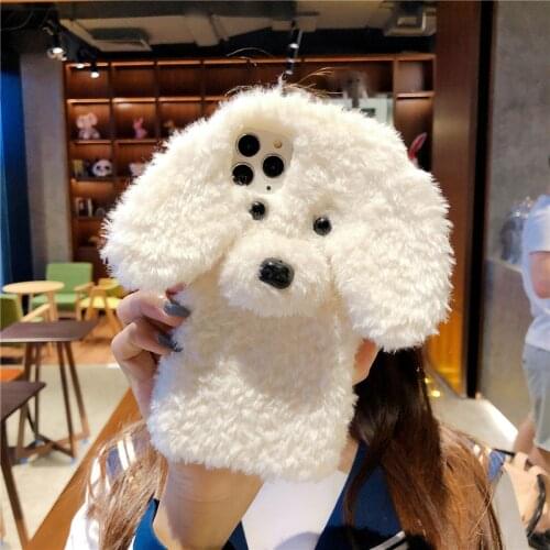Fur Warm Phone Case for Samsung Galaxy Note 10 Lite 20 Ultra 9 8 S6 S7 Edge S8 S9 S10 Plus S10e S20 FE A21s M31s M51 Hairy Cover