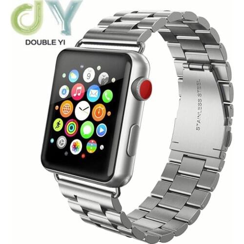 Metal Stainless Steel Strap For Apple Watch 42mm 38mm 1/2/3/4 Metal Watchband Bracelet Band for iWatch Series 4 5 44mm 40mm