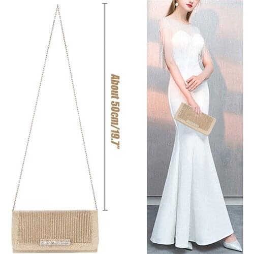 Fashion Style Diamond Women Party Handbag Ladies Cosmetic Bag Jewelry Wrist Bag Shoulder Bags Clutches Bag for Shopping