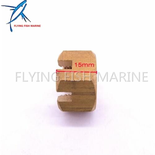 Outboard Motor T40-04000021 Propeller Castle Nut for Parsun HDX F30 F40 F60 T30 T40 T36 T40J Boat