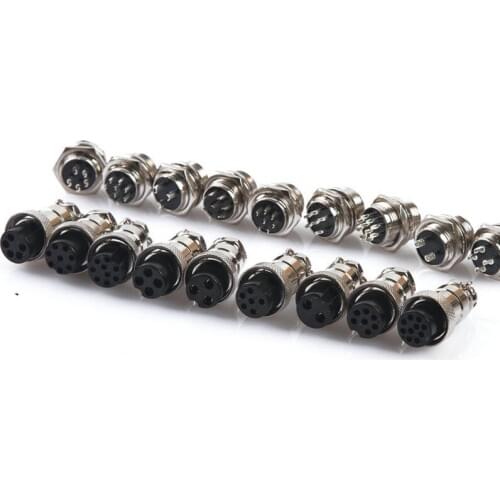 GX16 Aviation Cable Connector 2/3/4/5/6/7/8/9/10pin Male Plug & Female Socket Connectors 5PCS/EACH