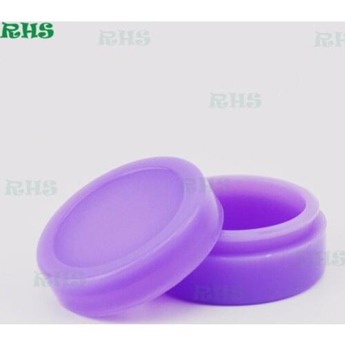 5ml silicone jar cover wholesale silicone jars dab wax 100% food grade silicone jars dab wax container from RHS