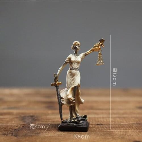 Ancient Greek Figure Sparta Statue Vintage Decoration Creative Bar Coffee Bar Living Room Study Decorations Crafts Ornaments