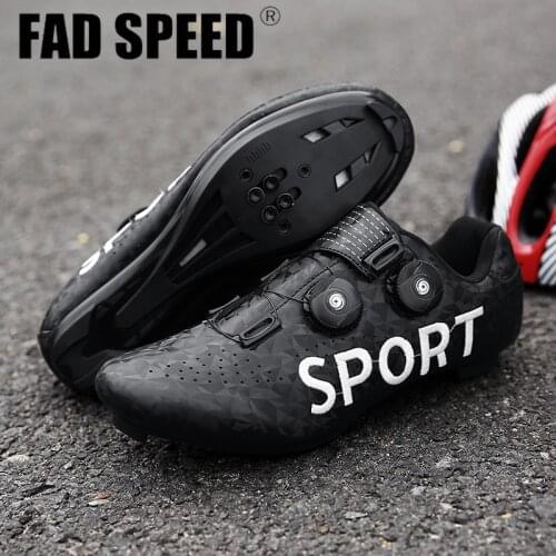 FAD SPEED Ultralight Road Cycling Shoes Self-Locking MTB Bike Shoes Breathable profession Bicycle Racing Athletic Sneakers Men