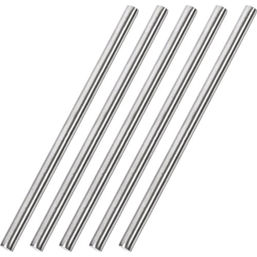 Uxcell Stainless Steel Support Rod for DIY, Shaft Pocket Model, Miniature Axle, Model Plane