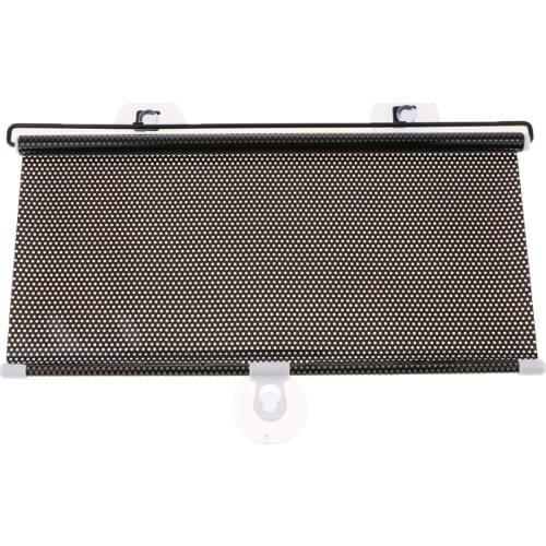 40x60 cm Retractable Car Curtain Anti-UV Window Windshield Auto Sunshade Blind Black Visor Cover Protector