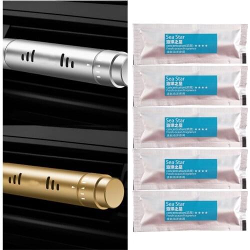 20Pcs Car Air Aromatherapy Refills Jasmine Fragrance Replacement Sticks Fresh Ocean Fragrance Solid Perfume for Home