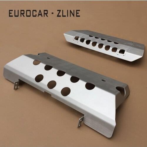 Aluminum alloy MB G class W463 G63 G65 4x4 wide style front and rear guard skid plate for Front bumper Rear bumper