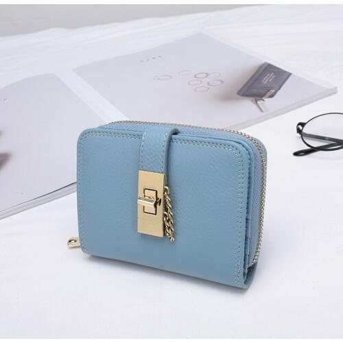 Z151-031 Europe and the United states Women Bag Top layer Cow Leather handbag Real leather Bag Short Leather Wallet
