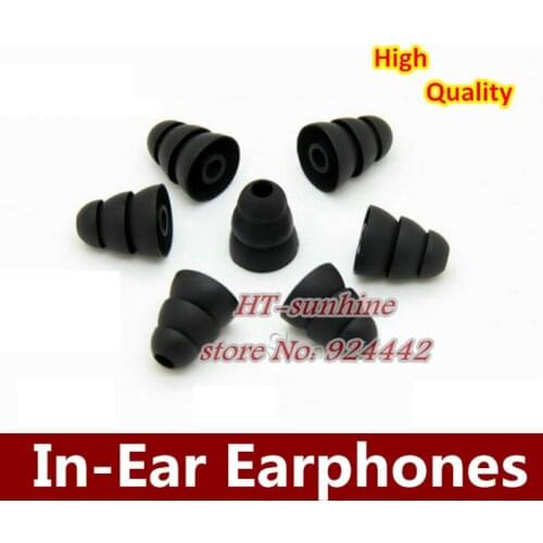 1000PCS/LOT Magic sound In-Ear Earphones universal three layer Headset set triple flange Replacement tips headset S/L