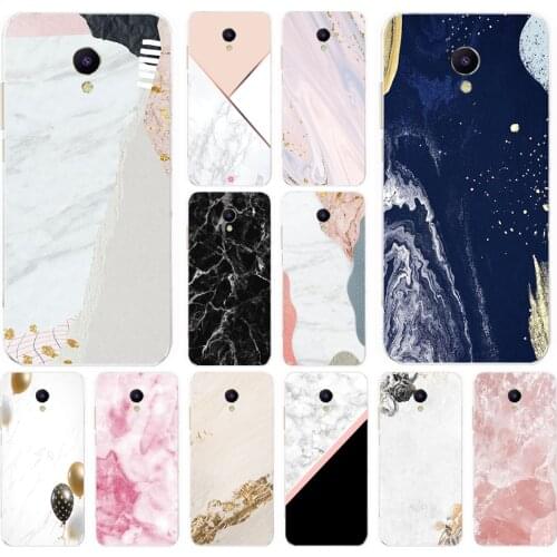21AS marble collage print Soft Silicone Back Cover Case for Meizu M5 M5C M5S Note M8 Lite X8 cover funda