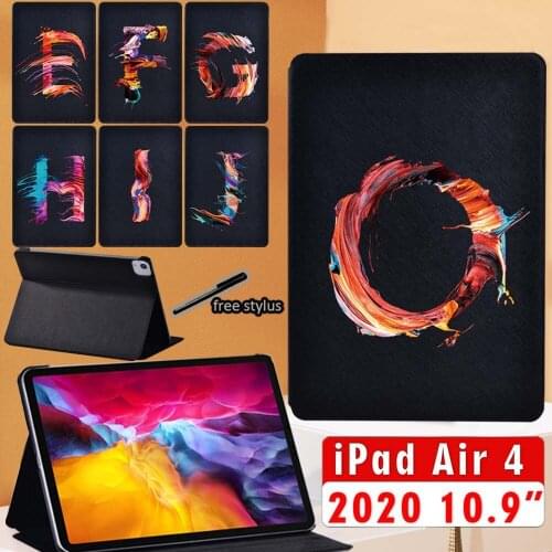 For iPad Air 4 Case 10.9" 2020 iPad Air 4th Gen Cover A2316 A2324 A2325 A2072,Case for iPad Air4th PU Leather Stand Folio Cover