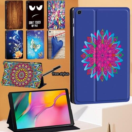 For Samsung Galaxy Tab A 8.0" 2019 9.7" 10.1" 10.5"/Tab A A6 10.1"/ S5e 10.5/S6 Lite/A7 10.4" Tablet Cover Flip Stand PU Leather