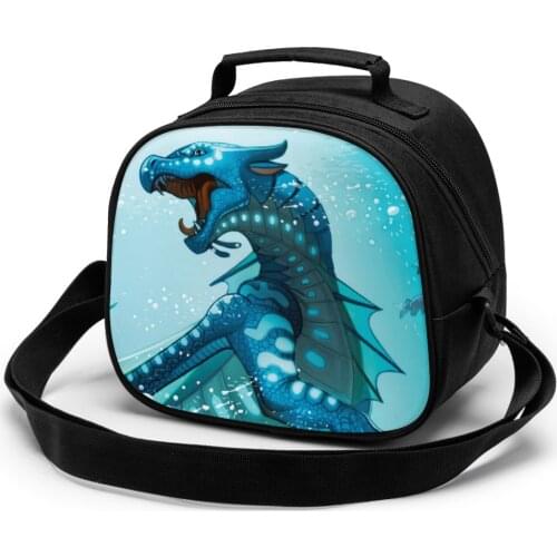 Wing Of Fire Children fashion lunch bag thermal insulated bag travel casual insulated picnic bag
