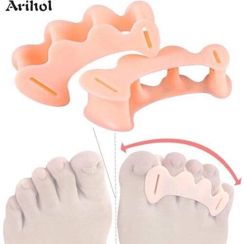 Gel Five Toes Separators Orthotics For Overlapping Curled Toe Corrector Pain Relief Crest Splint Calluses Cushions Pads