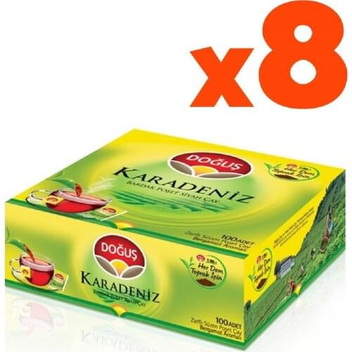 PERFECT WITH ITS WONDERFUL DRINK Dogus Black Sea Tea Bag Set of 100 FREE SHİPPİNG