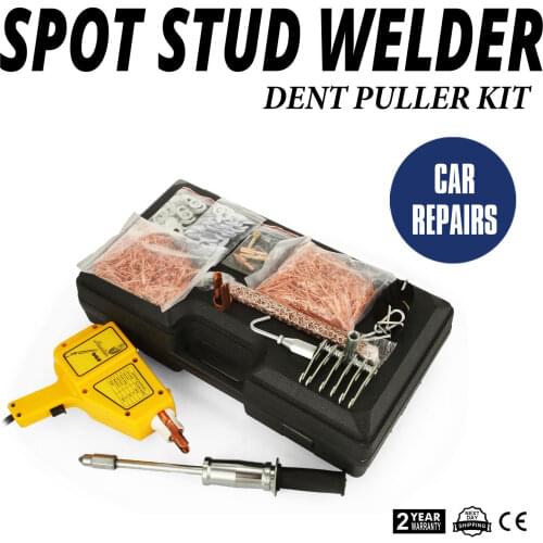 Car Body Dent Repair Tools Spot Stud Welder Dent Puller Kit Welding Wire Stud