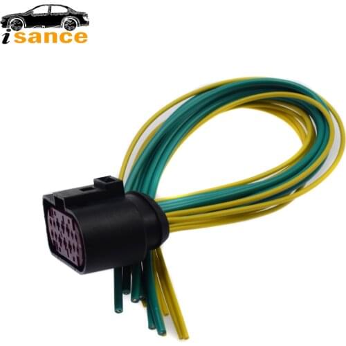 ISANCE NEW Headlight Connector Pigtail 68305265AA For Dodge Ram 1500 2500 3.6L 3.0L 5.7L 2013-2018 HIGH QUAILTY SALE