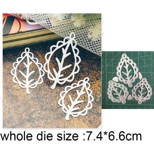 AILIDA Metal cutting dies cut die 3pcs Maple leaf decoration Scrapbooking dies paper craft knife mould blade punch stencils dies