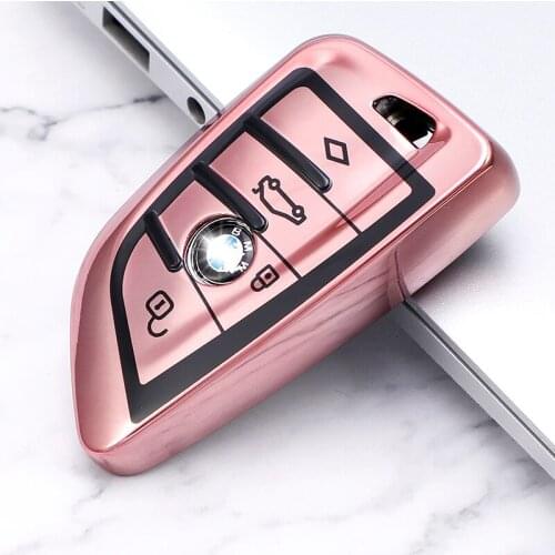 Soft TPU Car Key Case Cover Shell Protector for BMW X1 X3 X4 X5 F15 X6 F16 G30 7 Series G11 F48 F39 520 525 f30 118i 218i 320i