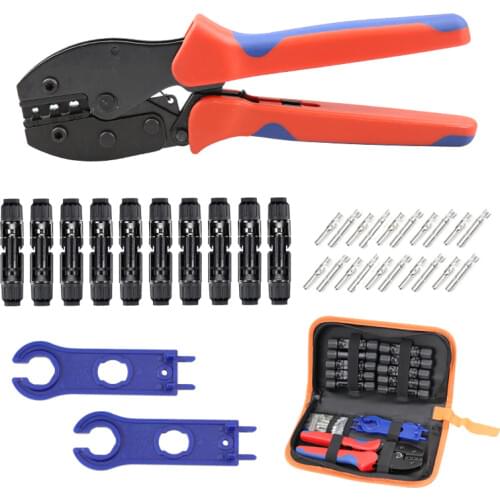 COLORS crimping pliers set terminal eletrico wire clip connector electric wiring tools crimper tool plier for solar energy 2546B