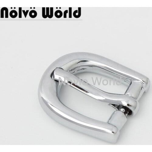 50 pieces 6 colors 14-16-20-20-25mm inner size chrome color metal pin buckle for mens belt buckles purse belt adjusted