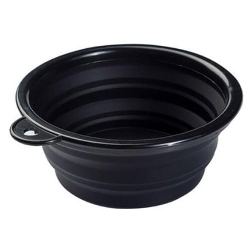 Pet dog folding bowl out of water bowl portable dog bowl outdoor drinking bowl accompanying supplies drinking bowl food bowl