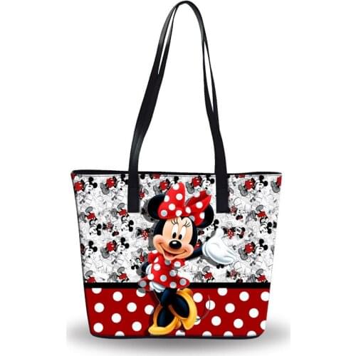 Disney Mickey mouse diaper Bag Shoulder Cartoon lady Tote Large Capacity bag Women waterproof bag fashion hand travel beach bag