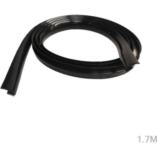 1.7 Meter Waterproof Rubber Sealed Strips Trim For Auto Car Front Windshield Decorative Panel Strip Seal