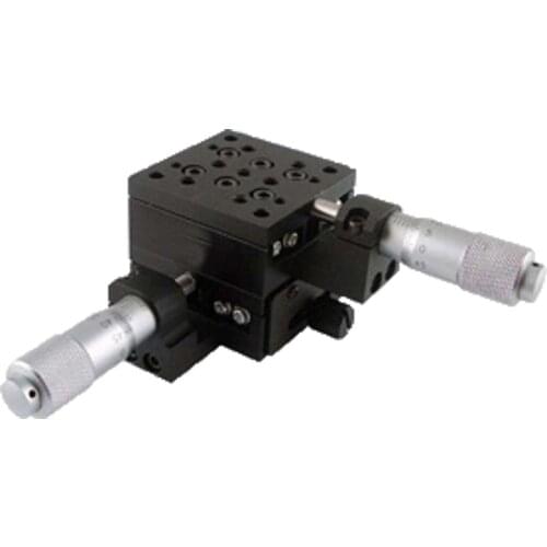 XY Axis 40mm*40mm Manual Linear Stage Trimming Station Manual Displacement Platform Manual Multidimensional Stage PH-201H