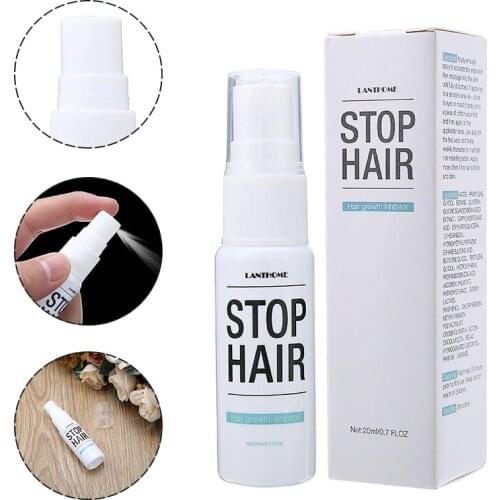 20ml Body Hair Removal Spray Treatment Hair Growth Inhibitor Beard Bikini Intimate Legs Body Armpit Painless Stop Hair