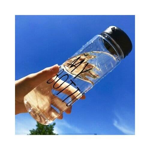 400ML 500ML Web celebrity plastic straw cup adult sports cup large-capacity space cup in summer