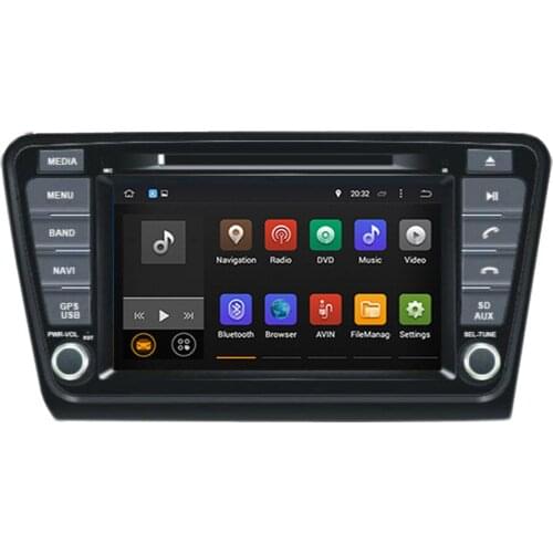 8'' Octa Core RAM 4GB 3/4G DAB Tape Recorder Car DVD Player Android 9.0 car Radio player DVD 32G ROM for SKODA OCTAVIA 2014-2019