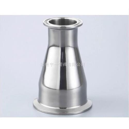 Free shipping 4'' x 2.5'' 304 Sanitary Tri-Clamp 304 Stainless Steel Reducer